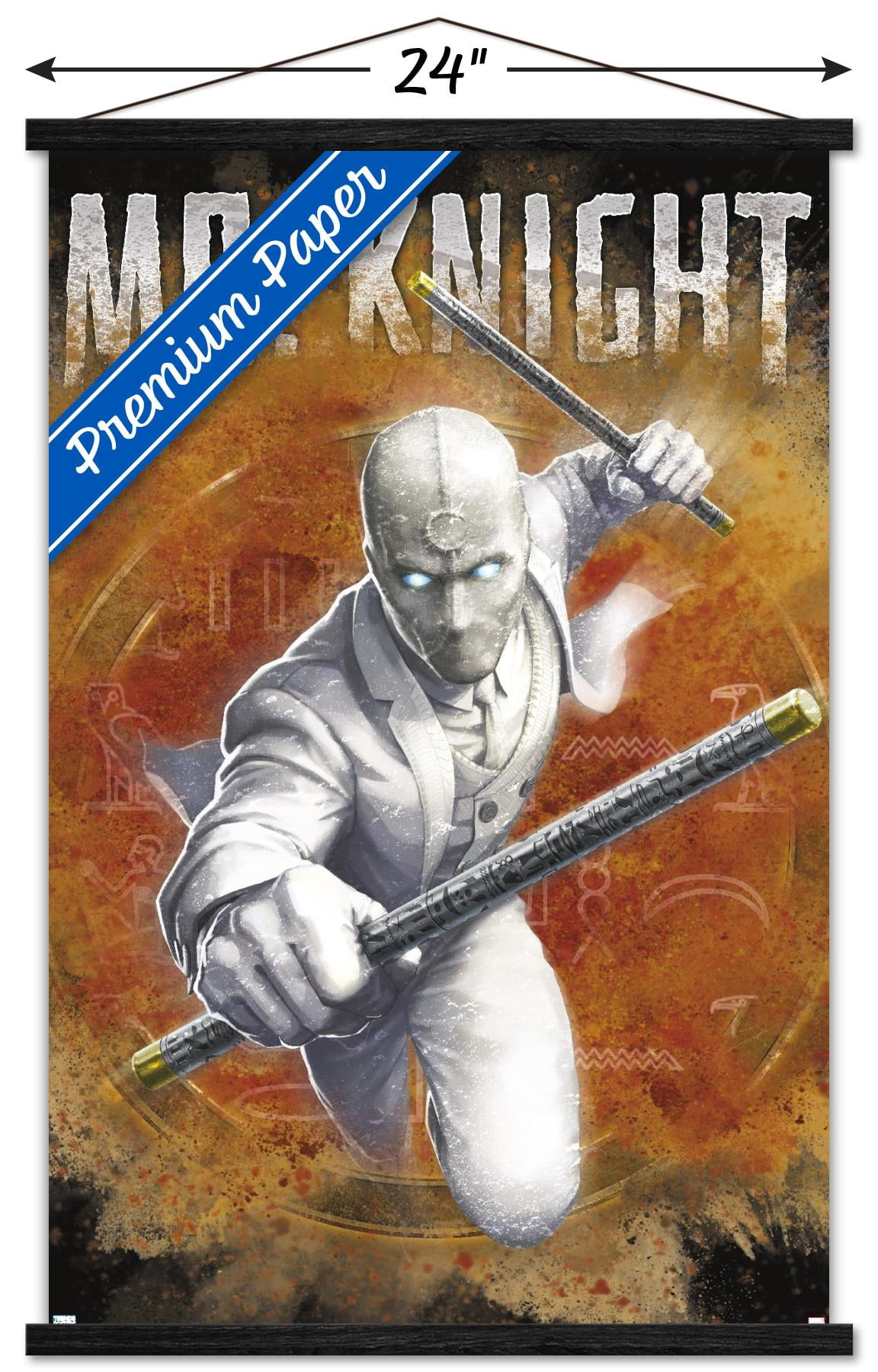 Marvel Moon Knight - Mr. Knight Wall Poster with Magnetic Frame, 22.375" x 34"