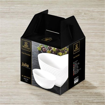 

Wilmax 880104 8 & 5 in. 7 Pieces Bowl Set White - Pack of 8