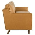 thumbnail image 5 of Modway Modern Genuine Leather Standard Sofa with Cushions, Tan, 5 of 8