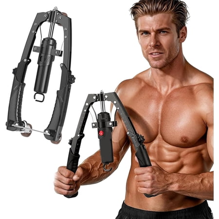 Adjustable Hydraulic Twister Arm Trainer 22-440Lbs - 3-in-1 Chest Expander Home Gym Equipment, Full Body Strength Training for Arm, Chest & Core, Ideal Workout Gear for Men Women Home Fitness