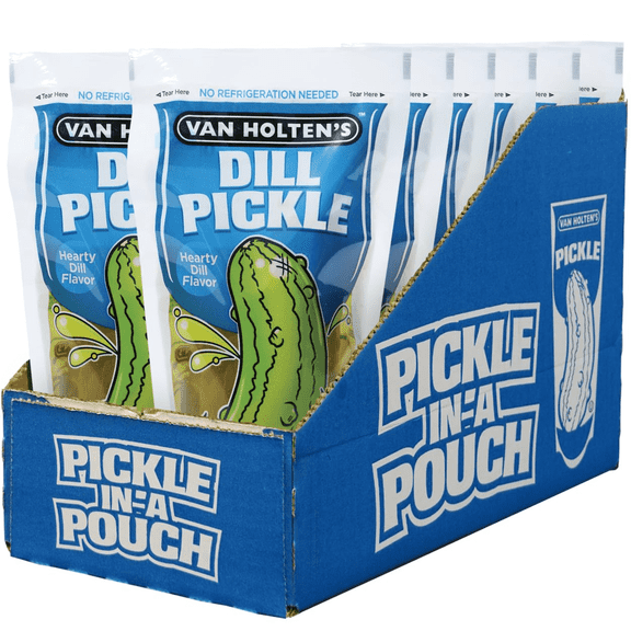 Van Holten's Pickles - Jumbo Dill Pickle-In-A-Pouch - 12 Pack