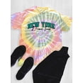 thumbnail image 3 of New York Dream Team Banner Tie Dye Spiral Men -Image by Shutterstock, Male Medium, 3 of 4