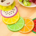 thumbnail image 4 of Posavasos de gel de sílice con forma de fruta de color gelatina Xeyise, creativos, antideslizantes, con aislamiento, 4 of 8