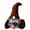 A, variant on Glowing Witch Gnome Doll, Halloween Tabletop Figurine with Light-Up Feature for Window Display, Shelf Accent, and Seasonal Home Decor