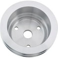 thumbnail image 6 of Speedway Motors Small Block Chevy Aluminum Pulley Set for Long Water Pump, 1-Groove Upper and 2-Groove Lower V-Belt Design, Lightweight Cast Aluminum, 1969–85 SBC, 6 of 9