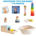 thumbnail image 2 of Juego Montessori Toys WOODMAM 9 en 1 para bebés de 6 a 12 meses, 2 of 7