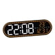 thumbnail image 3 of Reloj despertador digital con pantalla de temperatura, moderno y minimalista, LED, de pared, electrónico, para oficina, escritorio, dormitorio, sala Luz naranja, 3 of 7