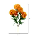 thumbnail image 2 of Vickerman 23" Artificial Sunrise Gold Mum Bush, 2 per Pack, 2 of 2