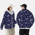 thumbnail image 4 of Saiise Bicycle1 Pattern Sun Protection Hoodie for Men and Women, Lightweight Quick-Dry Windproof with Hood and Zip-Large, 4 of 7