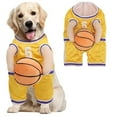 thumbnail image 2 of Dog Basketball Costume With Ball, Basketball Dog Costume, Dog Basketball Player Costume, Dog Basketball Costume, 2 of 3
