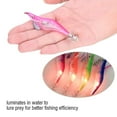 thumbnail image 4 of Lighted Squid Jig Hooks, 4Pcs Led Light Fishing Shrimp Bait Set, Simulation Prawn Lures Squid Crawfish Bass Jig Lures with Enhanced Hook, 4 of 7