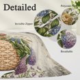 thumbnail image 3 of Hydrangeas Body Pillow Cover 20 x 60 Inch Decorative Pillow Cover Spring Summer Floral Botanical Vintage Lumbar Pillowcase Seasonal Rectangle Cushion Case for Couch Sofa Bed Living Room, 3 of 9