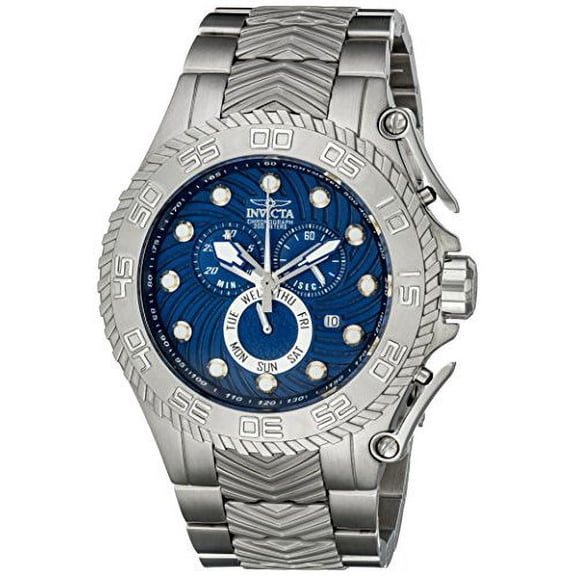 Invicta Men's 12932 Chronograph Textured Stainless