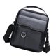 thumbnail image 2 of Bolso de hombro para hombre, para ocio, negocios, moda, pequeño, mochila individual, PU, poliéster, negro, talla única, 2 of 12