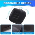 thumbnail image 2 of Extra Thick Seat Cushion, Large Chair Cushion Booster for Office Chair to Rise Height, Velvet Cover with Handle and Anti-Slip Bottom, PP Cotton Filling - Relieves Back Pain - 18"X16"X6" Black, 2 of 13