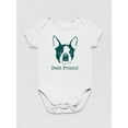 thumbnail image 3 of Puppy Best Friend Quote Bodysuit Infant -Smartprints Designs,  12 Months, 3 of 4