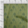 thumbnail image 1 of oneOone Viscose Chiffon Fabric Tree & Giraffe Block Print Fabric By The Yard 42 Inch Wide, 1 of 4