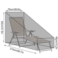thumbnail image 4 of Chaise Cover Lounge Chair Cover Outdoor Chaise Cover Outdoor Lounge Chair Cover Waterproof Chaise Cover Outdoor Waterproof Folding Chaise Lounge Chair Cover Anti Rust210D Outer, 4 of 8