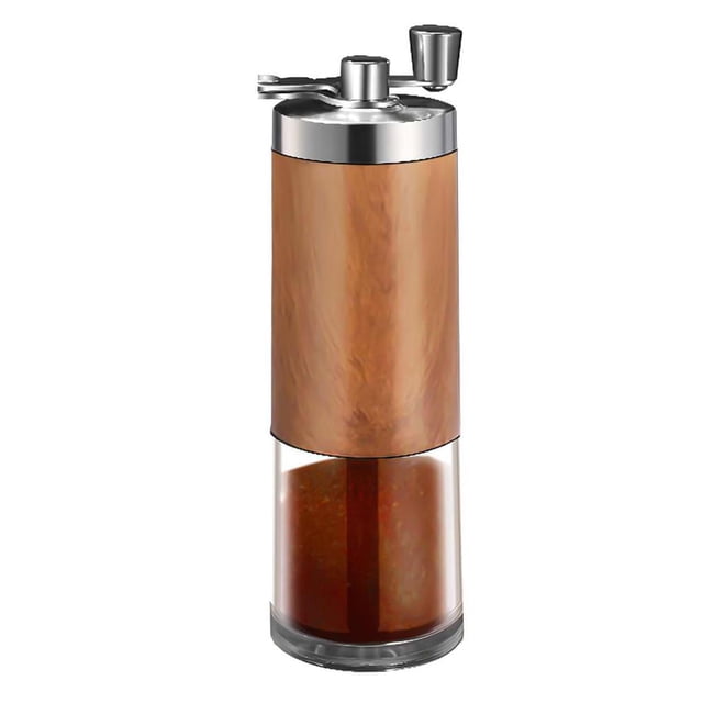 Molinillo De Café Manual De Mano De Grano De Madera Con Mango Plegable Máquina De Molienda De Grano De Café De Acero Inoxidable Ajustable Molino De Cocina Molino De Especias De Café Herramientas Sweethay HA016111-00