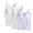 White1, variant on fatyb 3 Pack Women's Tops with Built-In Bra Sleeveless Comfy Tank Tops Solid Color Lounge Undershirts
