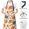 thumbnail image 6 of Cauagu Autumn Pumpkins Aprons with Pockets,Waterproof Apron for Women,Kitchen Cooking Apron Adjustable Bib Aprons Chef Apron for Cooking,Drawing,Crafting, 6 of 8