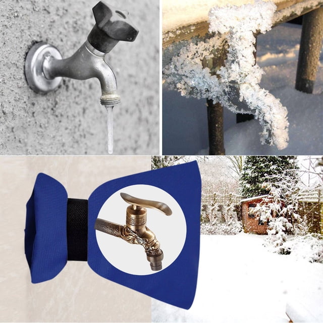 EGNMCR 3PC Faucet Cover Faucet Freezing Protection For Faucet Outdoor Faucet Socks lantern string