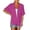 Hot Pink, variant on HCYSFG Womens Side Slit Cardigan Open Front Short Sleeve With Pockets Lightweight Duster Loose Fit Casual Summer Travel Layering Cover Up