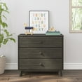 thumbnail image 2 of Max & Lily Solid Wood 3 Drawer Dresser, Clay, 2 of 8