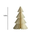 thumbnail image 2 of CCOCC 4Pcs Folding Christmas Honeycomb Paper Tree,3D Xmas Table Centerpiece Decorations with Magnetic Design for New Year Party,Home,Office Festive Decor Paper Christmas Tree, 2 of 7