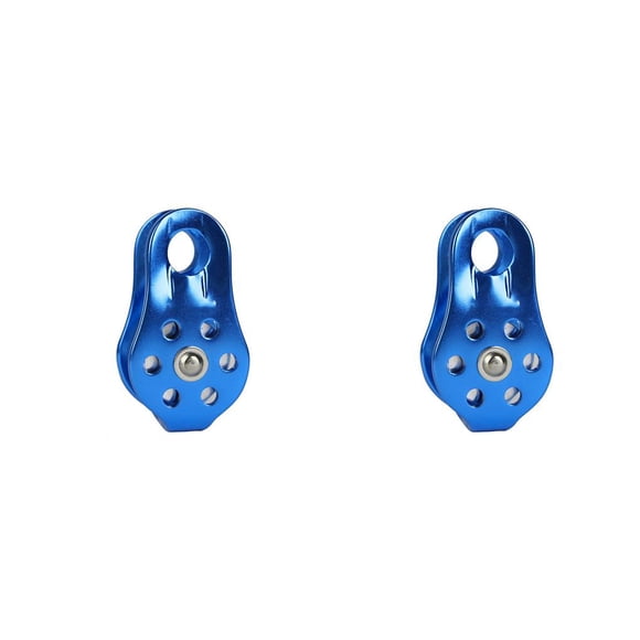 Polea de escalada en roca Eigraketly 2piezas Azul