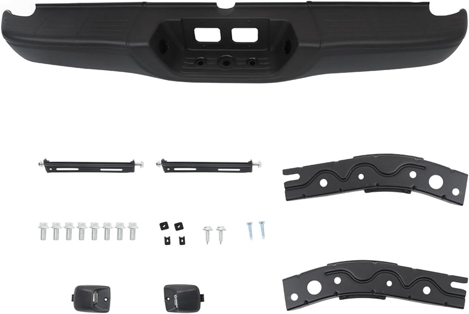 LABLT Steel Rear Step Bumper Assembly Replacement for Toyota Tundra 2000-2006 TO1103108