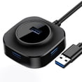 thumbnail image 1 of USB HUB USB 3.0 HUB Splitter Multiple USB Hub Expander 4 Port HUB for PC Laptop, 1 of 9