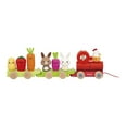 thumbnail image 1 of Janod Farm Pull-Along Train Wooden Toy Set, 1 of 7