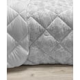 thumbnail image 3 of Grey Down Alternative Comforter, Tile Art Mandala with Oriental Touch of the Eastern Style Motif Illustration, Microfiber Quilt for All Season, 5 Sizes, Blue, by Ambesonne, 3 of 3