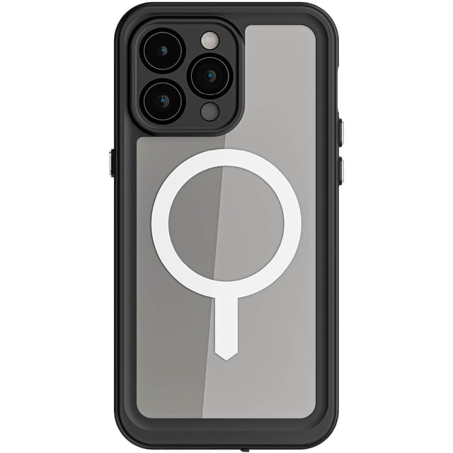 Funda GHOSTEK Nautical para iPhone 15 PRO MAX Transparente MagSafe contra agua