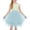 Light Blue, variant on Ruyang Baby Girls Solid Skirt Elastic Waist Fluffy Multi Layered Tulle Tutu Skirt Kids Halloween Party Dress‑Up Bottoms