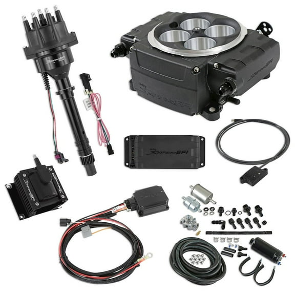 Holley Sniper 2 EFI Bundle Kit SBC BLACK