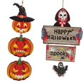 thumbnail image 1 of Halloween Boo Sign for Front Door Fall Door Decoration Wall Door Decoration-2PCS, 1 of 5