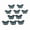 Blue, variant on 10Pcs Butterfly Iron on Patches Embroidered Butterfly Applique Sew on Patches