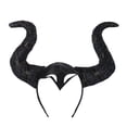thumbnail image 1 of Bandeau de Cheveux Halloween Costume de Jeu de Rôle Drôle Femmes Devil Serre-Tête Ruban Noir, 1 of 7