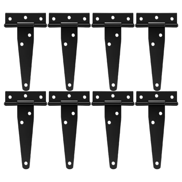 8 PCS TEE FAMILLA BIENDAS HINGES A prueba de herrumbre HIERRO DE LUZ DE LUZ DE LA LUZ CHED DE LA BISAÑA DE LA CORTE DE LA CORTE