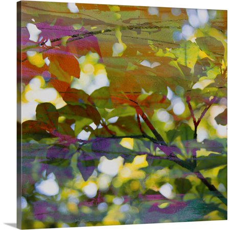 Great BIG Canvas | "Abstract Leaf Study II" Canvas Wall Art