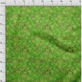 thumbnail image 3 of oneOone Polyester Lycra Green Fabric Batik Dress Material Fabric Print Fabric By The Yard 56 Inch Wide - Z4, 3 of 4