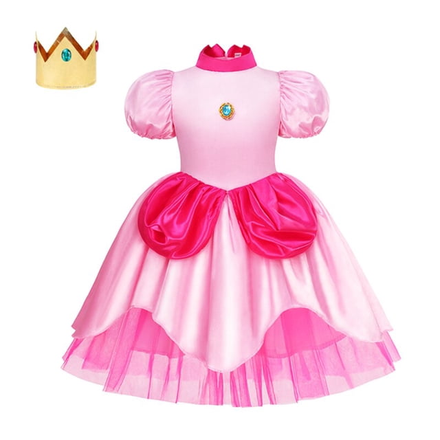 Vestido de princesa melocotón para niña, ropa de actuación de escenario para niños, Carnaval, fiesta de cumpleaños, Festival de revelación, disfraz de Cosplay Fivean unisex