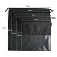 thumbnail image 5 of Practical Moistureproof Storage Bag Dustproof Drawstring Non Woven Fabric Clothes Storage Bag for Home-White,30cm, 5 of 8