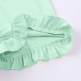 thumbnail image 6 of Odeerbi Toddler Girls 2 Piece Outfits Tank Tops Shorts Set Summer Clothes Fashion Casual Round Neck Collar Short Sleeve Blouse Solid Color Long Pants Sets Green, 6 of 8