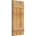 thumbnail image 2 of 16 1/8"W X 33"H Timbercraft Three 5 3/8" Boards Joined Board-N-Batten Shutters, Rough Sawn Western Red Cedar (Per Pair), 2 of 13