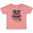 thumbnail image 3 of Inktastic Myrtle Beach is My Happy Place with Palm Trees Boys or Girls Baby T-Shirt, 3 of 5