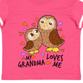 thumbnail image 4 of Inktastic My Grandma Loves Me- Cute Owl Family Boys or Girls Toddler T-Shirt, 4 of 5