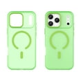 thumbnail image 4 of Allytechgroup Protective Case Cover for Apple iPhone 17 Pro Max, PC+TPU Anti-Scratch Shock-Absorbent Anti-Fingerprint Non-Slip Support Wireless Charging Matte Shockproof Magnetic Back Cover, Green, 4 of 9